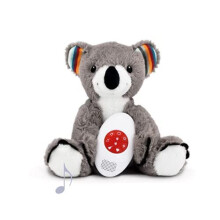 Zazu Musical Soft Toy with Heartbeat Sound, Coco The Koala, Grey