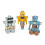 Janod Janod - Brico'Kids Wooden Robots - Construction Toy - Teaches Fine Motor Skills and Imagination - Ages 3 and Up, J06473 2