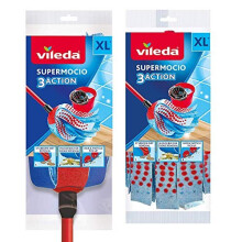 3 X SuperMocio 3Action XL Mop with Extra Refill