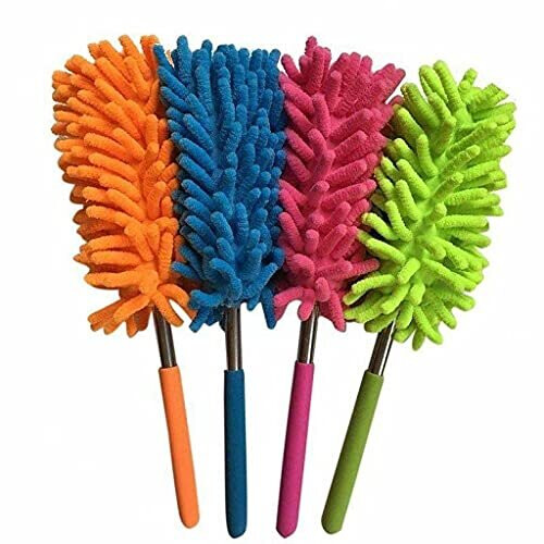 WARESHARK Feather Duster Extendable Multifunctional Telescopic Microfibre Cleaning Brush 1