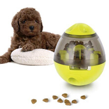 Hund Futterball, Lesfit Tierfutterspender Spielzeug IQ Leckerli Interaktives Futterball Smart Puzzle Spielzeug für Hunde und Katzen (Grün)