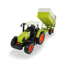 Dickie Toys 203739000 Tractor and Tipping Trailer CLAAS ARES Set, Green