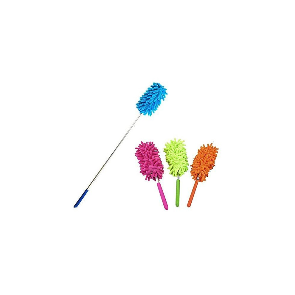 Wareshark Feather Duster Extendable Multifunctional Telescopic Microfibre Cleaning Brush