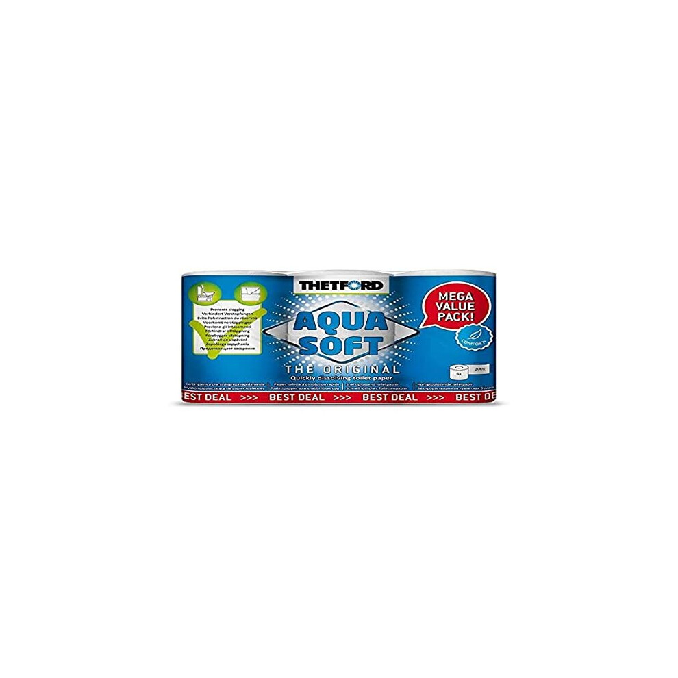 Thetford Aquasoft Soft Toilet Tissue (6 Rolls)
