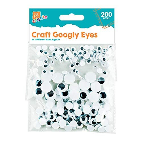200pcs Googly Wobbly Wiggly Stick On Eyes Children Kid Craft Arts