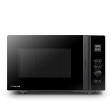 Toshiba 800w 20L Microwave Oven with 12 Cooking Presets, Upgraded Easy-Clean Enamel Cavity, Weight/Time Defrost, and Turntable with Position Memory