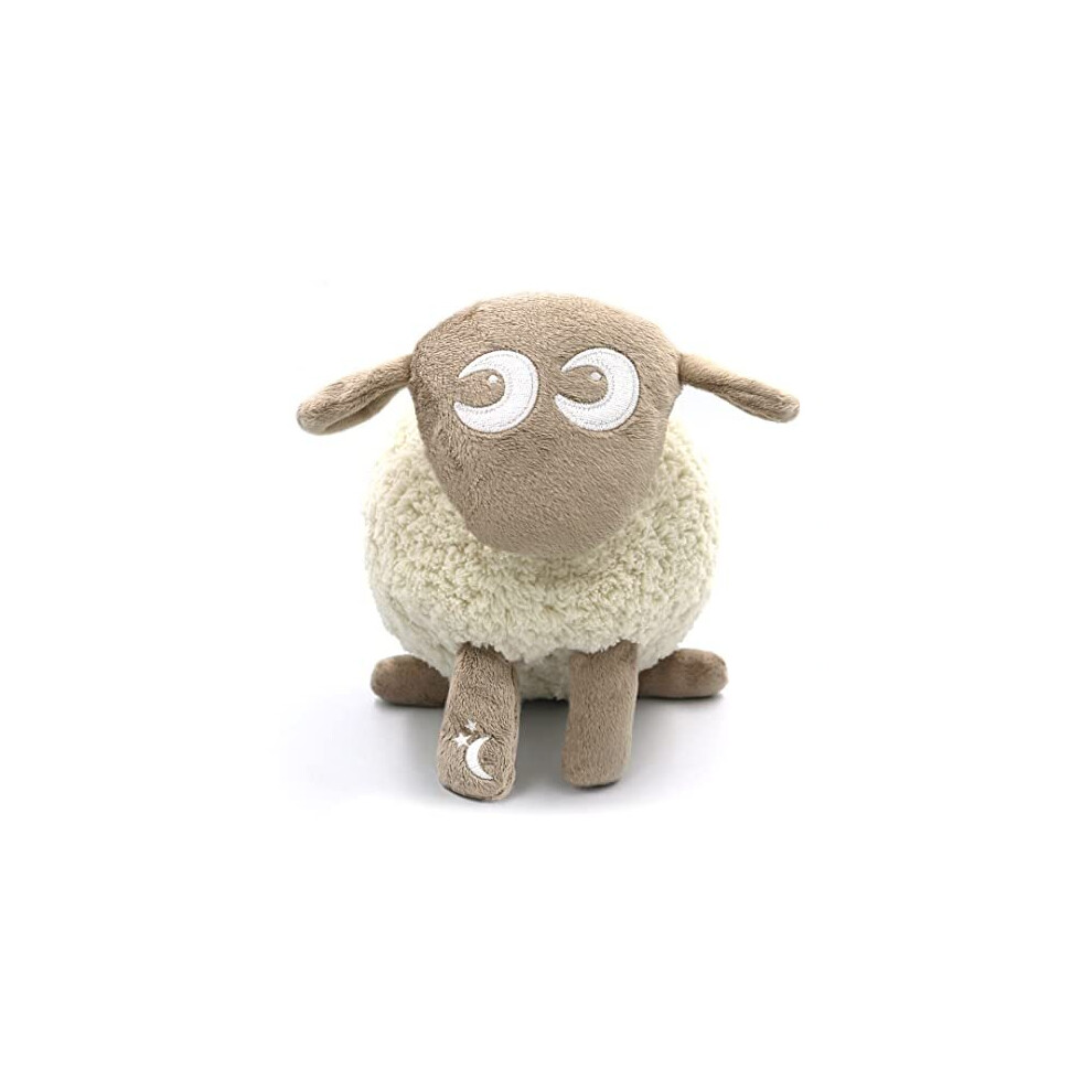 Sweet Dreamers Ewan Deluxe With Shush, | Baby & Toddler Sleep Aid Gift | Cry Activated Sensor & Nightlight | 5 Soothing & Noise Beige/White/Pink