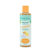 Childs Farm | OatDerma Baby Wash | Unfragranced | Cleansing Goodness of Oats | Suitable for Newborns with Dry, Itchy & Eczema-prone Skin | 250ml,