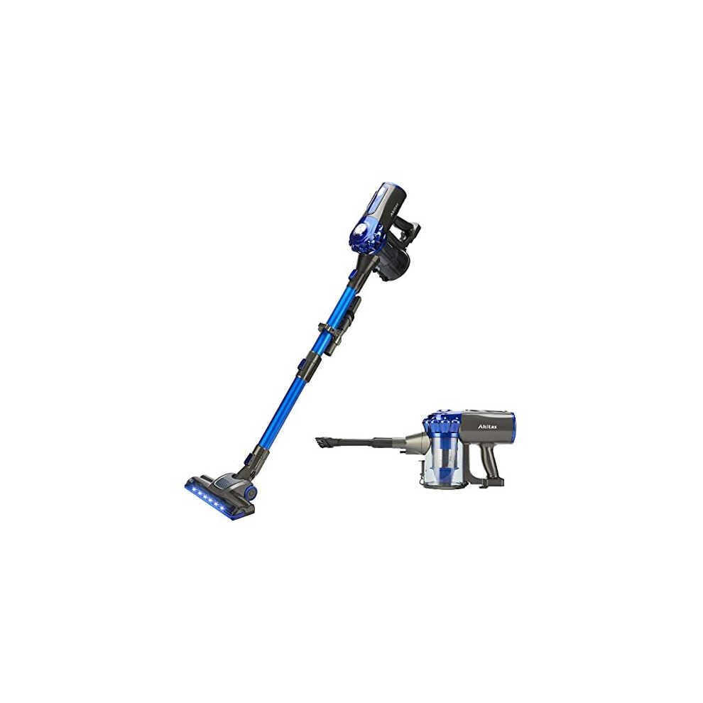 Akitas V8 22.2V 150W 3In1 Cordless Upright Handheld Stick Vacuum Cleaner Hoover Lightweight Rechargeable Lithium Battery