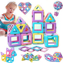 Magnetic Building Blocks Set Toys for 3 4 5 6 7 8+ Year Old Boys Girls Gift kids Magnetic Tile Educational Toys for Toddlers STEM Creativity Gifts