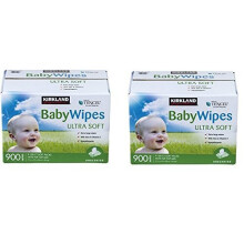 Kirkland Signature Baby Wipes, 13.8 Pound DGgwRN, 2 Boxes of 900 Wipes