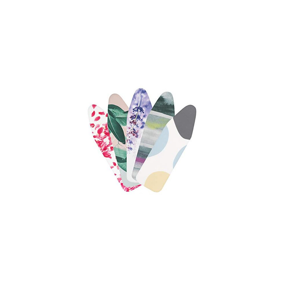 Brabantia X1 Cover With 2 Mm Foam For Ironing Board Size C (124 X 45Cm) Assorted Colourful Mixed Styles (Selection Is Random)