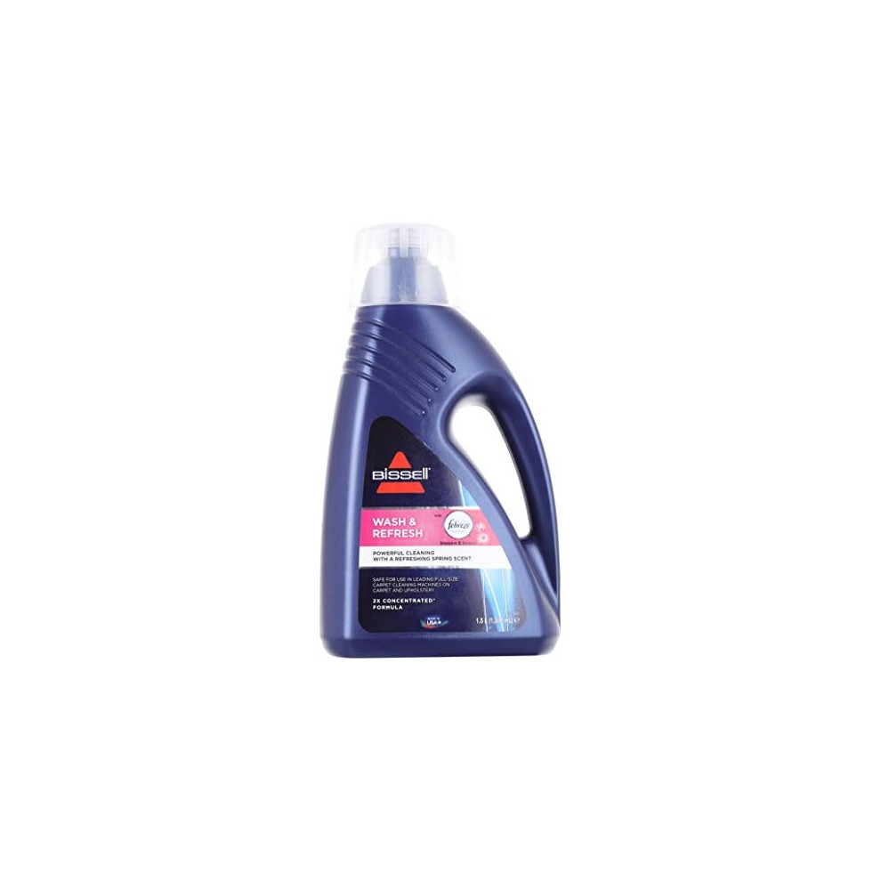 BISSELL Wash & Refresh Febreze Carpet Shampoo | Blossom & Breeze Scent With Febreze | For Use With All Leading Upright Carpet Cleaners | 1078N