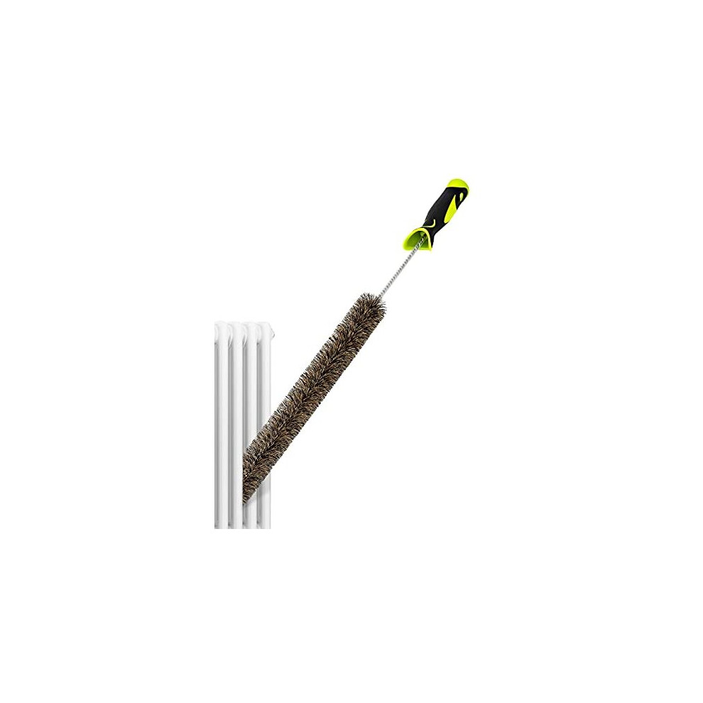 Radiator Cleaner Brush Thin Long 81cm Boar Bristles, Radiator Duster Brush Long Thin Bendable Flexible with Easy Grip Handle, Radiator Brushes for-image-OPC-P9SCWYB-NEW