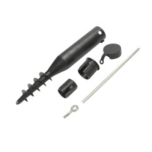 Ground Spike for Rotary Clothes Airer & Parasol – Fits 32–50mm Poles, Includes Full Fitting Kit; Cementable for Permanent Use – Code 1020