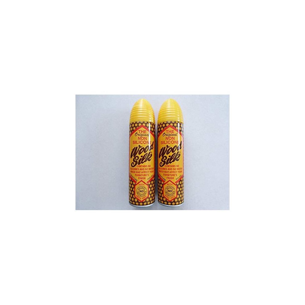 Wood Silk Non Silicone Furniture Polish with Bees Wax, Duo - 2 x 250ml = 500ml