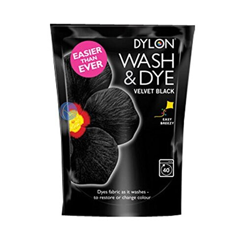 Dylon Dylon Wash & Dye Black Machine Dye Fabric Large 350G