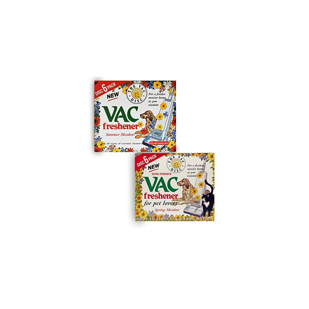 Vac Vacuum Cleaner Freshener Spring And Summer Meadow Hoover Disc For Pet Lovers, Air Freshener - Combo Pack(12 Disc)