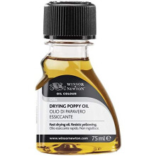 Winsor & Newton 75ml Drying Poppy Oil,WN3021743