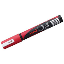 Uni Chalk Pwe-5M Red Marker Bullet Tip (1.8-2.5Mm )