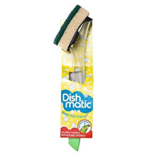 3X Dishmatic Washing Up Brushes with Sponge from Caraselle