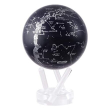 MOVA Constellations Globe Black and Silver 4.5"