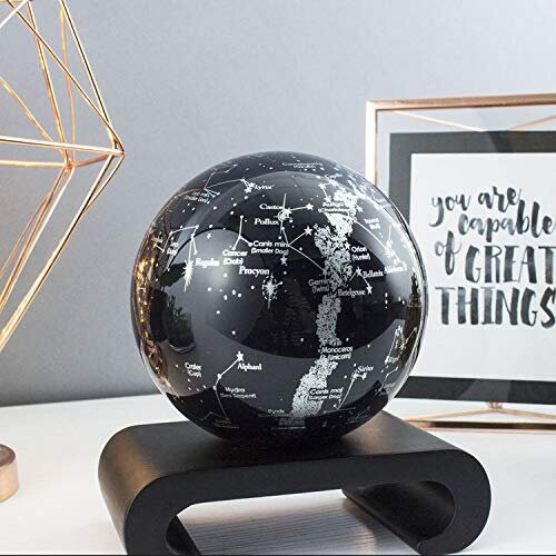 MOVA Constellations Globe Black and Silver 4.5" 1
