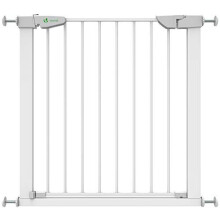 VOUNOT Safety Gate for Baby 76-96 cm, Pressure Fit Stair Gates, Ideal for Kids and Pets, White