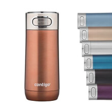 Contigo Luxe Autoseal Travel Mug, Stainless Steel Thermal Mug, Vacuum Flask, Leakproof Tumbler, dishwasher safe, Coffee Mug with BPA Free Easy-Clean