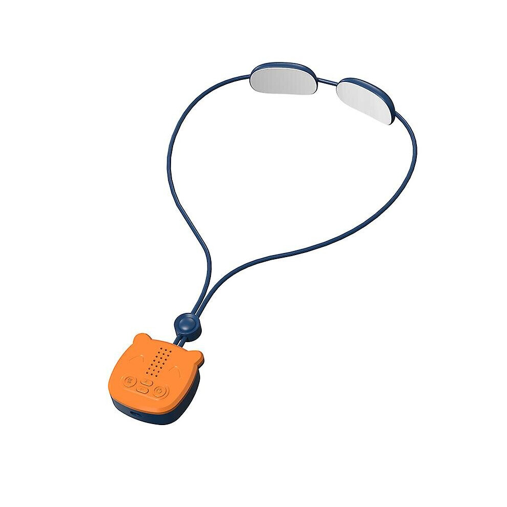 Orange (Orange) Mini Neck Massager Halter Cervical Spine Physiotherapy Neck Pendant Pain Relief