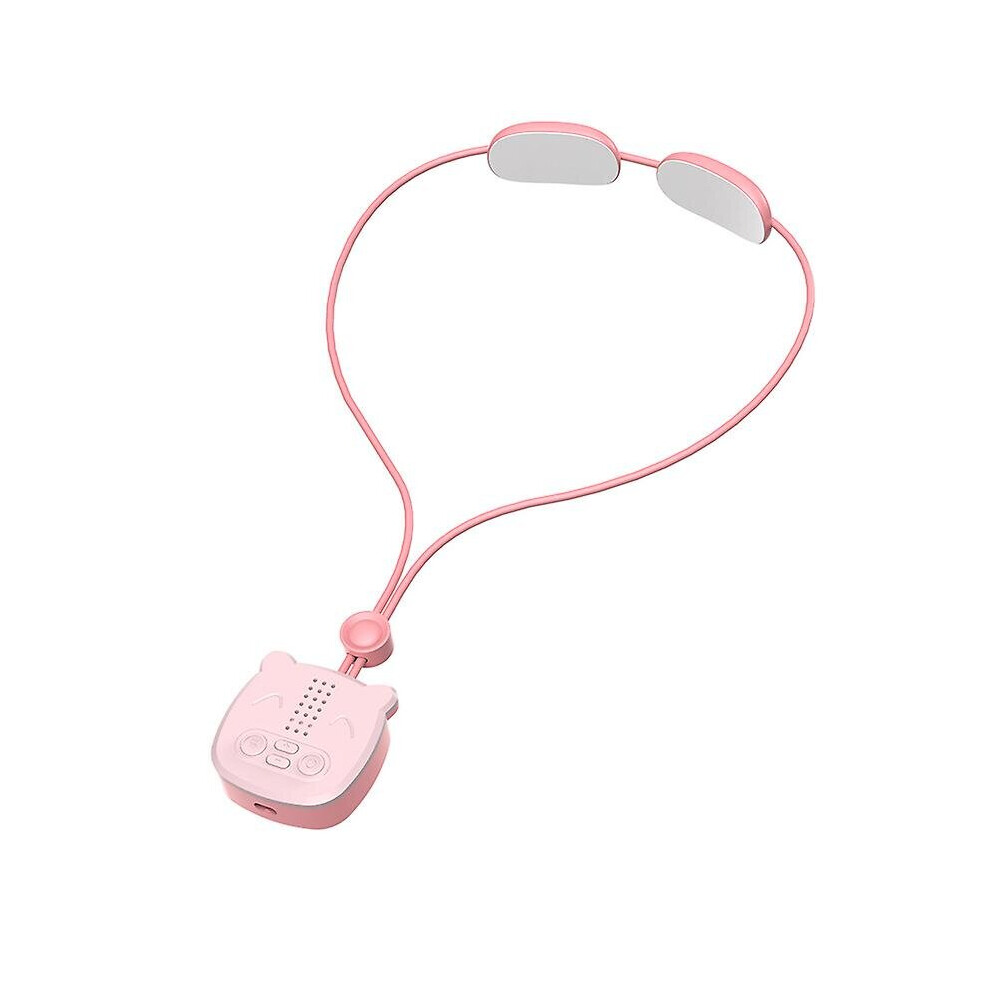Pink (Pink) Mini Neck Massager Halter Cervical Spine Physiotherapy Neck Pendant Pain Relief