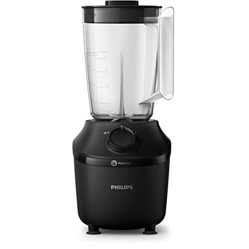Philips Philips Blender 3000 Series, ProBlend System, 1.9L Maximum Capacity, 1L Effective Capacity, 450W, 1 Speed Setting + Pulse, Plastic Jar, Black, 1