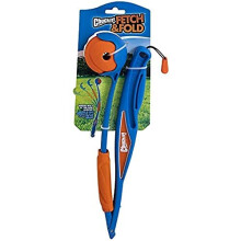 Chuckit! Fetch & Fold Dog Ball Launcher Pick Up and Throw Hands Free Dog Toy Rubber Fetch Ball Thrower Set