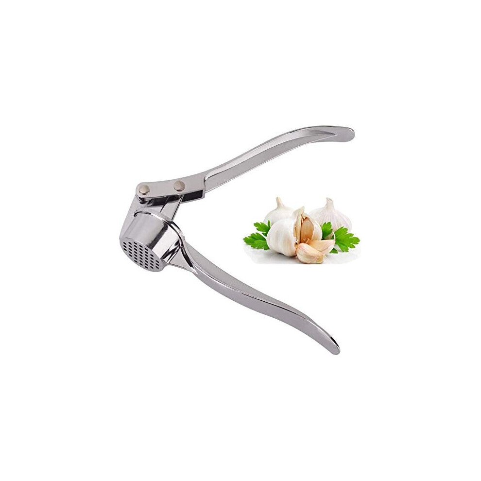Jsdoin Professional Kitchen Garlic Press, Garlic Mincer Ginger Crusher Uk, Peeler Squeezer Heavy Duty Garlic Presser,Garlic Crush, User-Friendly