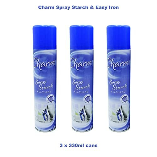 3 X 330ml Spray Starch and Easy Iron Smoother, Smarter Ironing 2