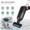 Ισχυρή ηλεκτρική σκούπα αυτοκινήτου Wet / Dry Cordless ισχυρή αναρρόφηση χειρός 4