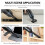 Ισχυρή ηλεκτρική σκούπα αυτοκινήτου Wet / Dry Cordless ισχυρή αναρρόφηση χειρός 15