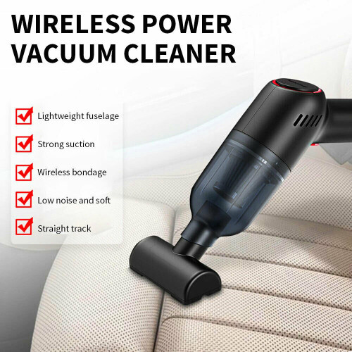 Ισχυρή ηλεκτρική σκούπα αυτοκινήτου Wet / Dry Cordless ισχυρή αναρρόφηση χειρός 2