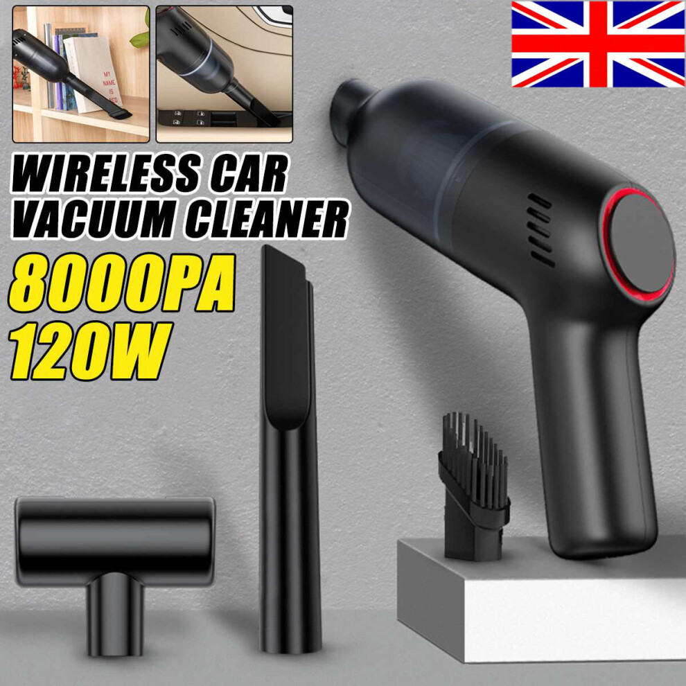 Powerful Car Vacuum Cleaner Wet/Dry Cordless Strong Suction Handheld