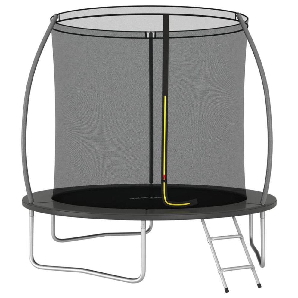 vidaXL Trampoline Set Round 244x55 cm 100 kg Outdoor Play Equipment Bouncer