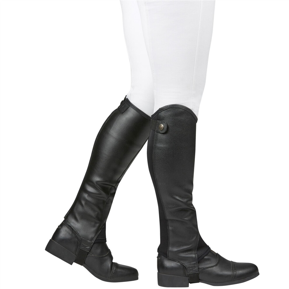 (Black, Adults Medium) Dublin Fusion Half Chap