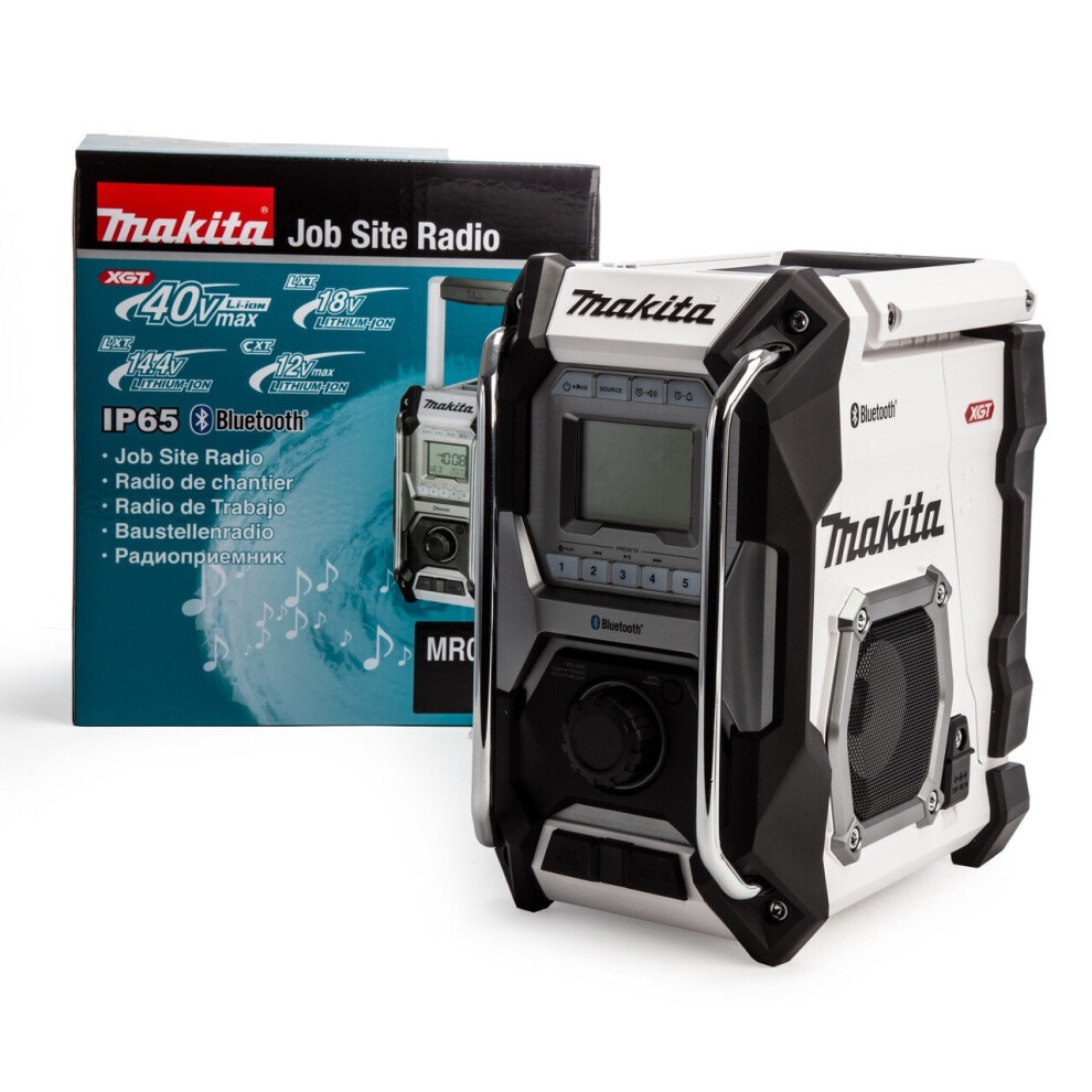 Makita MR002GZ01 Job Site Radio AM/FM 12V 14.4V 40V MAX XGT Bluetooth