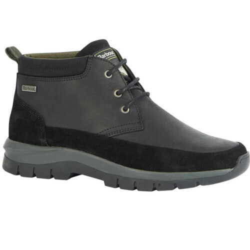 Barbour (Size 12) Barbour Underwood Black Men's Ankle Boots
