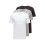 Hugo Boss (S) Hugo Boss 3 Pack Regular Fit Cotton T-Shirts - White / Black / Grey 1