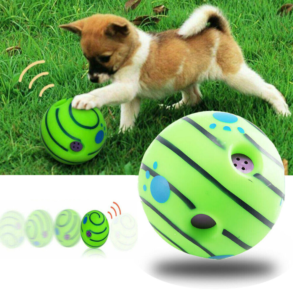 Sinodragon Wobble Wag Giggle Ball Pet Dog Play Training Toy With Funny Sound