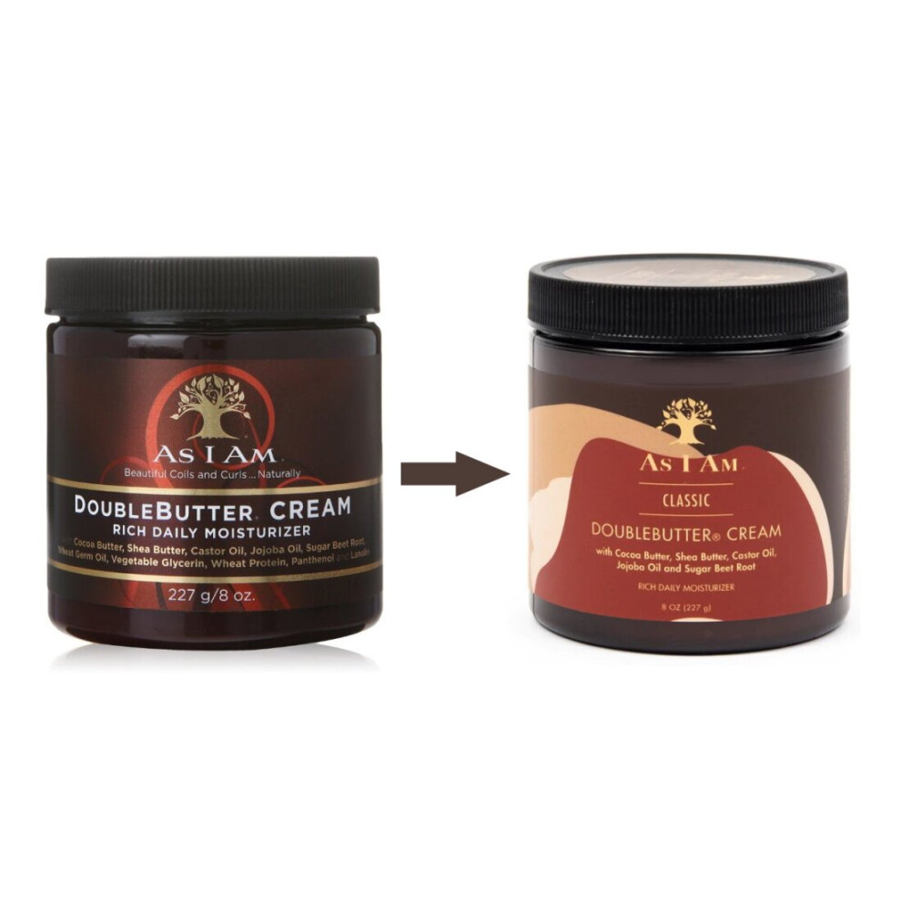As I Am Double Butter Rich Moisturiser 8oz