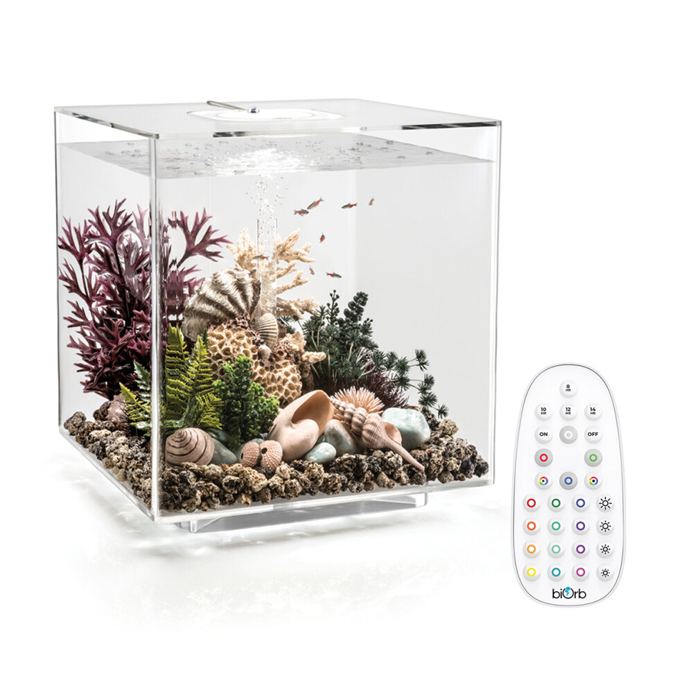 biOrb CUBE 60L Clear Aquarium with MCR LED Lighting