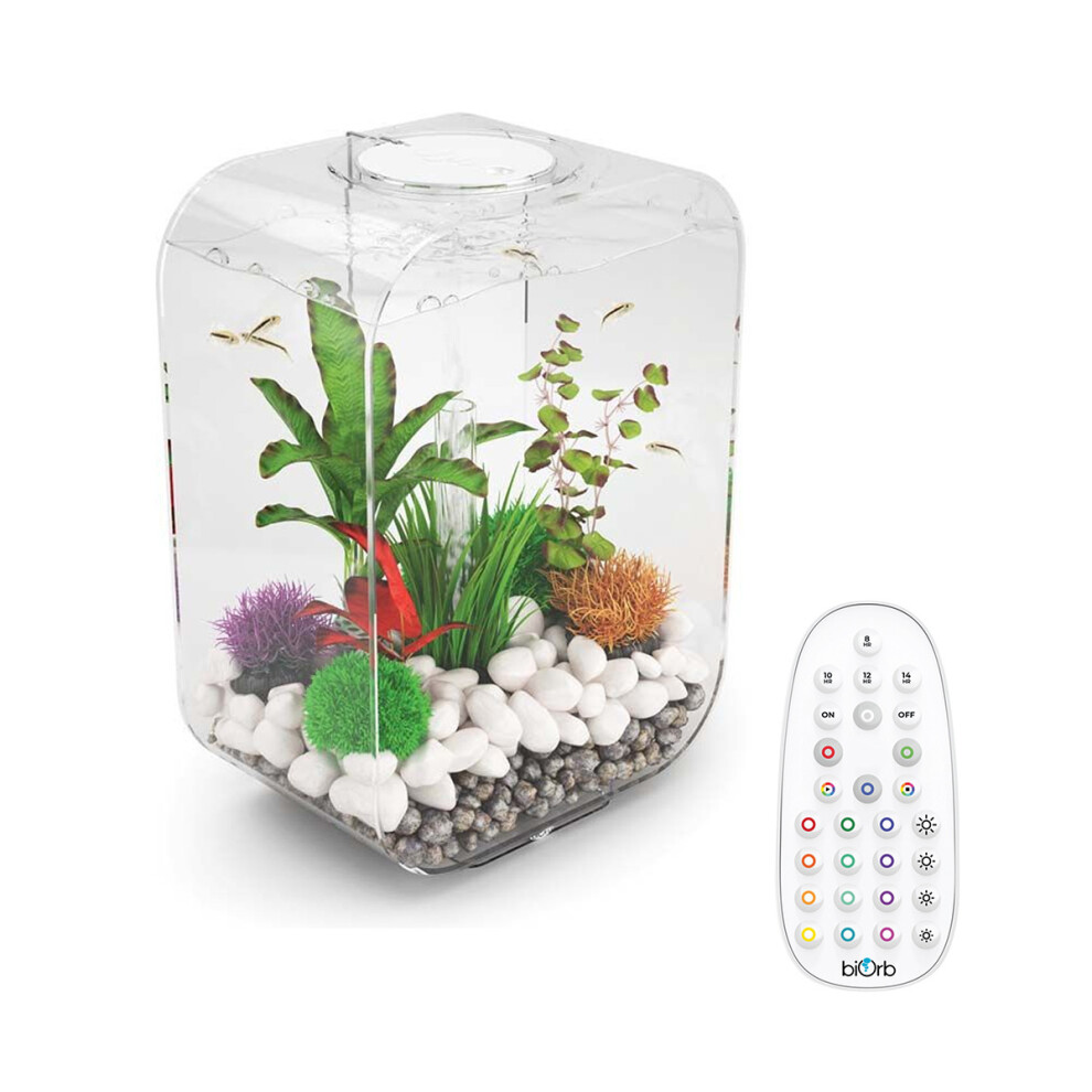 Biorb Life 15L Clear Aquarium Fish Tank With Multi Colour Led Lighting