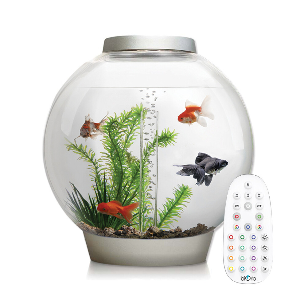 BiOrb Classic 30L Aquarium in Silver with MCR LED Lighting