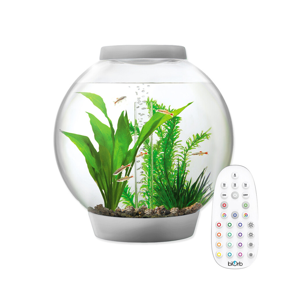 Biorb Baby 15L Aquarium In With Mcr Led Lighting Silver